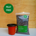 Cacti & Succulent Potting Mix and Two 10cm Pots